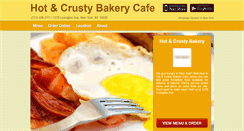 Desktop Screenshot of hotncrustybakery.com